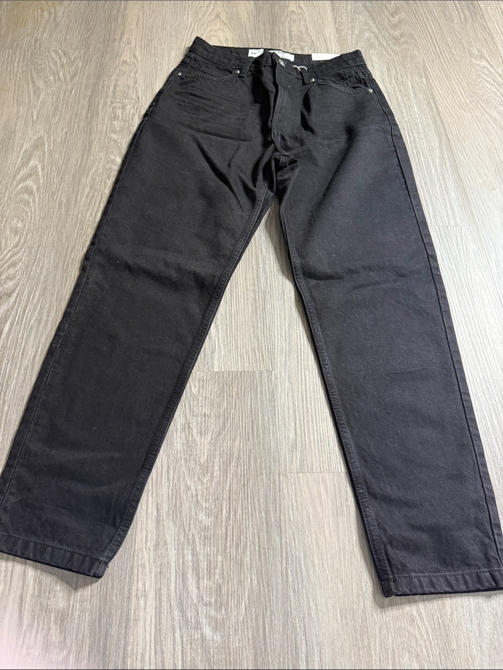 Bershka Black Straight-Leg Women's Jeans
